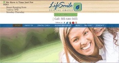 Desktop Screenshot of lifesmiledentalgroup.com